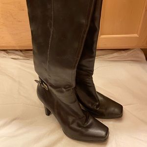 Worthington brown heeled boots